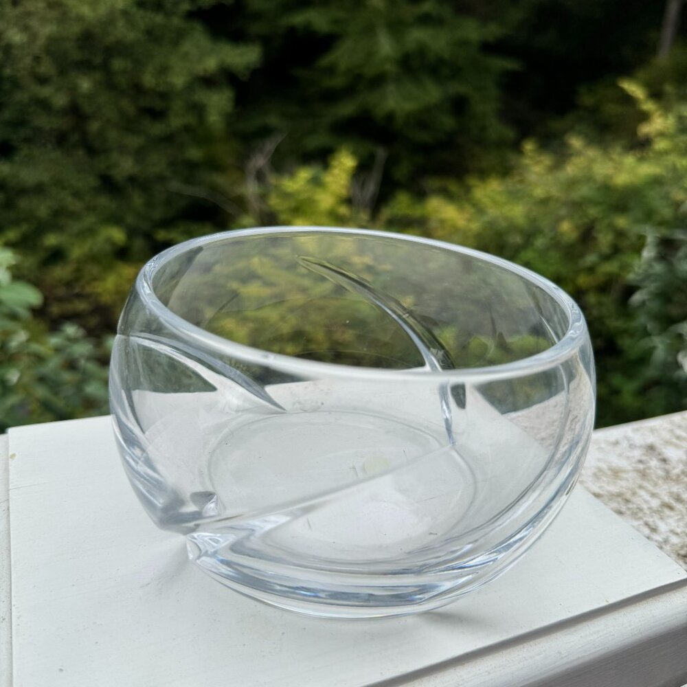 Tiffany & Co Swirl 5.5" Optic Bowl, NWOT